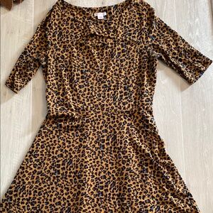 Leopard Print Dress- Used Condition
